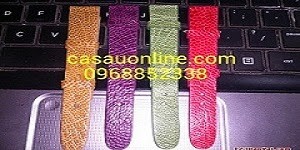 Dây đồng hồ da cá sấu ,đà điểu (nữ) size(12-14-16-18)
